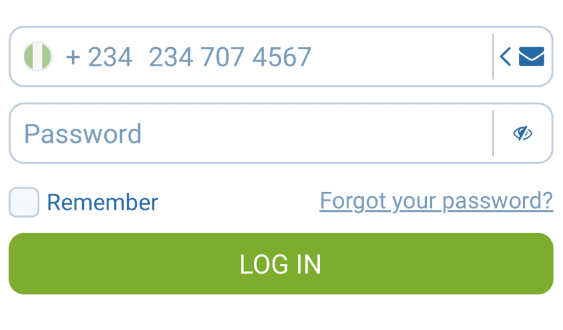 Login Through Phone Number