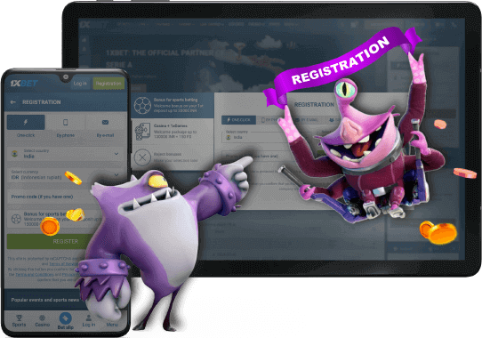 Create an account with 1xBet in Nigeria